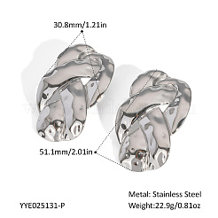 European Stainless Steel Stud Earrings&nbsp;ST3667-2