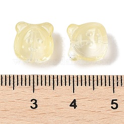 Transparent Spray Paint Glass Beads&nbsp;GLAA-Z011-01G
