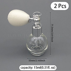 2Pcs Glass Highlighter Shimmer Sparkle Powder Spray Bottles&nbsp;CON-DJ0001-09A