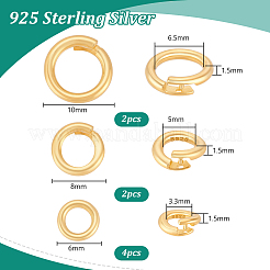 925 Sterling Silver Locking Jump Rings&nbsp;STER-PH0004-41