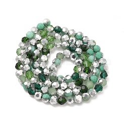 Electroplate Glass Beads Strands&nbsp;EGLA-P048-B