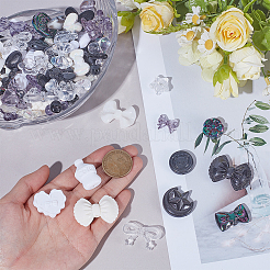 150Pcs Opaque & Transparent Acrylic Beads&nbsp;MACR-SP0002-18A