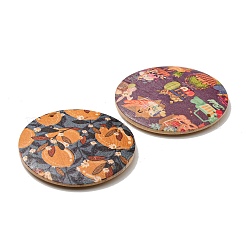 Printed Wood Pendants&nbsp;WOOD-X0004-19