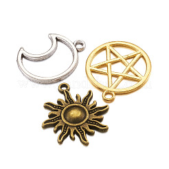 Tibetan Style Alloy Pendants&nbsp;TIBEP-TA0004-02-RS
