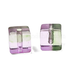 Two Tone Transparent Acrylic Beads&nbsp;TACR-C002-03