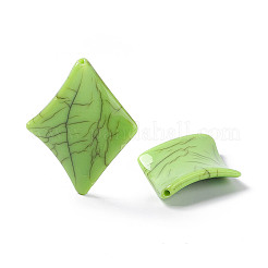 Crackle Opaque Acrylic Beads&nbsp;OACR-C006-47