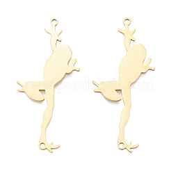 201 Stainless Steel Connector Charms&nbsp;STAS-N090-LA946-2
