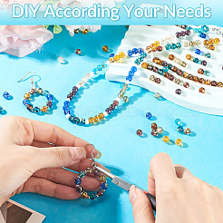 Picasso Baking Paint Glass Seed Beads&nbsp;SEED-TA0001-61D