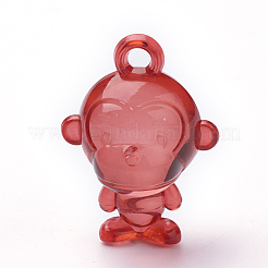 Transparent Acrylic Pendants&nbsp;TACR-T002-12