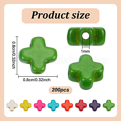 Synthetic Turquoise Beads &nbsp;TURQ-HY0001-07B