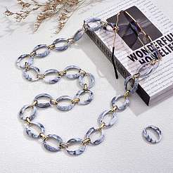 Handmade Imitation Gemstone Style Link Chains&nbsp;AJEW-J034-01D