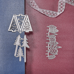 Christmas Tree Frame Carbon Steel Cutting Dies Stencils&nbsp;DIY-CP0001-06