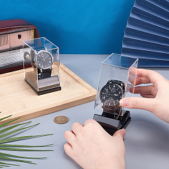 2Pcs Transparent Plastic Single Watch Display Cases&nbsp;CON-PH0003-57