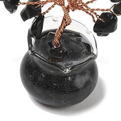 Natural & Synthetic Gemstone Chips Tree of Life Decorations&nbsp;DJEW-Z007-02