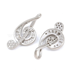 Brass Micro Pave Clear Cubic Zirconia Pendants&nbsp;CU-CBA9AB3-14P