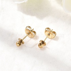 304 Stainless Steel Stud Earring Findings&nbsp;STAS-K306-73G