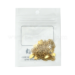 12Pcs 4 Styles 304 Stainless Steel Chain Extender&nbsp;FIND-FS0002-96A