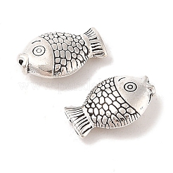 Tibetan Style Zinc Alloy Fish Beads&nbsp;X-TIBEB-R061-097