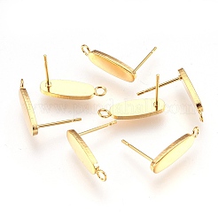 304 Stainless Steel Stud Earring Findings&nbsp;STAS-G176-04G