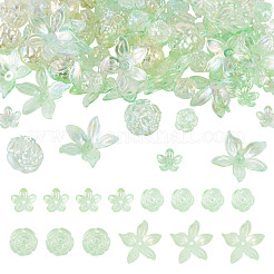 94Pcs 4 Styles Transparent Acrylic Beads&nbsp;TACR-TA0001-84