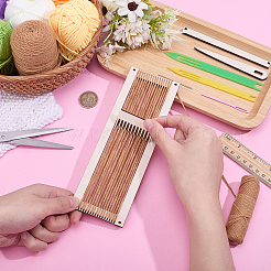 Wood Woven Braiding Disk&nbsp;DIY-WH0591-557A