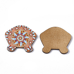 Printed Basswood Cabochons&nbsp;LS-WOOD-S045-087