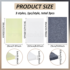 1Pc Polyurethane Sheets & 1Pc Plastic Sheets & 1Pc Felt Fabric&nbsp;DIY-BC0014-38