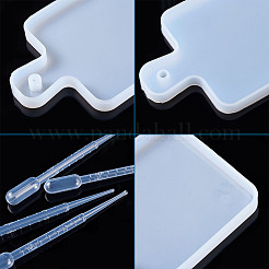 DIY Rectangle Handle Dinner Plate Silicone Molds&nbsp;DIY-TA0008-79
