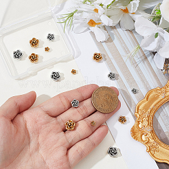 30Pcs 6 Colors 304 Stainless Steel Beads&nbsp;STAS-PA0001-14