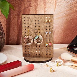 Wooden Earring Display Stands&nbsp;EDIS-WH0006-50