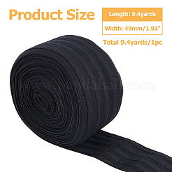 9.4 Yards Flat Polyester Elastic Cord/Band&nbsp;EC-HS0001-01B