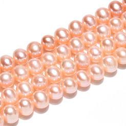 Natural Cultured Freshwater Pearl Beads Strands&nbsp;PEAR-N016-06C-01