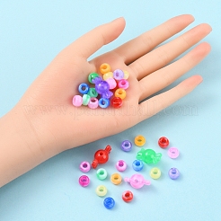 Acrylic European Beads&nbsp;MACR-YW0001-73
