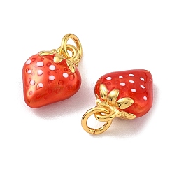 Brass Enamel Pendants&nbsp;KK-K364-28G