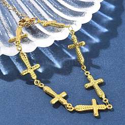 201 Stainless Steel Link Bracelets for Women&nbsp;BJEW-Z103-01G-02