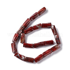 Natural Brecciated Jasper Beads Strands&nbsp;G-L240-14
