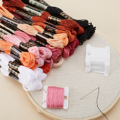 3 Sets 3 Style 6-Ply Polyester Embroidery Floss&nbsp;OCOR-GF0003-41A