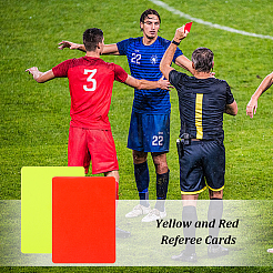 PVC Plastic Blank Penalty Cards&nbsp;LS-AJEW-WH0401-87