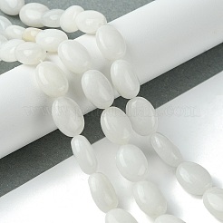Natural White Jade Beads Strands&nbsp;G-K365-B04-01