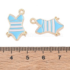Alloy Enamel Pendants&nbsp;AL-CBAE435-06G-01