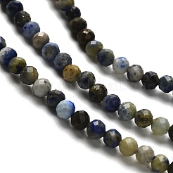 Natural Lapis Lazuli Beads Strands&nbsp;G-RM2025-A21-3mm