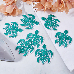 22Pcs Polyester Computerized Embroidery Iron on/Sew on Patches&nbsp;PATC-DC0001-15