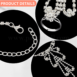 2Pcs Crystal Rhinestone Tennis Ring Bracelet&nbsp;BJEW-CN0001-17C