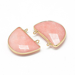 Natural & Synthetic Mixed Stone Semi Circle Pendants&nbsp;G-Q972-M