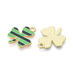 Saint Patrick's Day Alloy Enamel Pendants&nbsp;ENAM-T023-04B