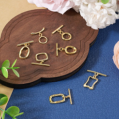 7Sets Brass Toggle Clasps&nbsp;KK-TA0008-77