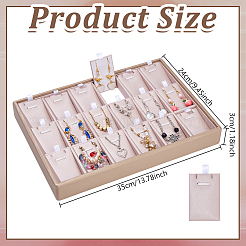 1Pc Wooden Necklace and Pendant Display Trays&nbsp;ODIS-AR0001-08
