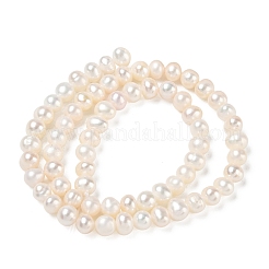 Natural Cultured Freshwater Pearl Beads Strands&nbsp;PA-CBAC463-08