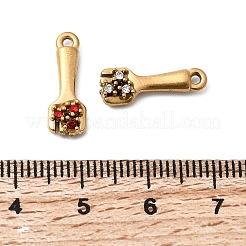 304 Stainless Steel Micro Pave Rhinestone Pendants&nbsp;STAS-G369-03G