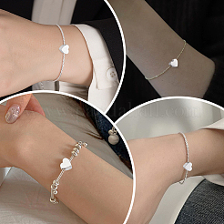 4Pcs 925 Sterling Silver Beads&nbsp;STER-BBC0009-12